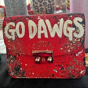 Go Dawgs Crossbody Bag in Red
